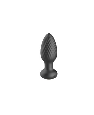 Retating remote anal plug