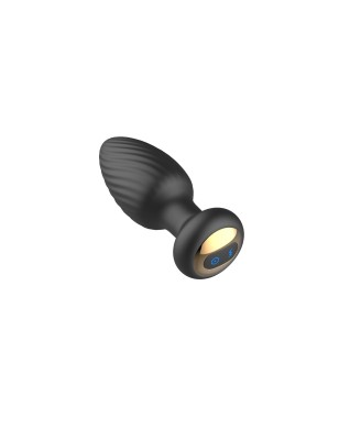 Retating remote anal plug