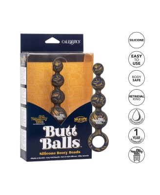Butt Balls Booty Beads Purple