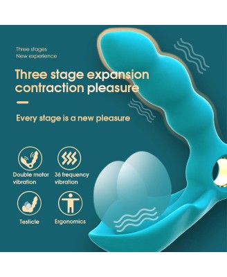 Stymulator-Angelo Male Prostate Triple Stimulation (blue)