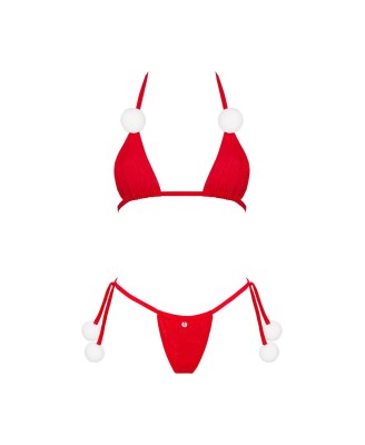 Bobble Girl komplet 2-częściowy O/S - Obsessive - Czerwony