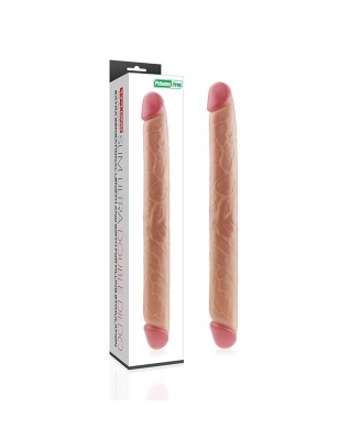 17"" King Size Realistic Slim Ultra Double Dildo