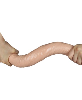 17"" King Size Realistic Slim Ultra Double Dildo