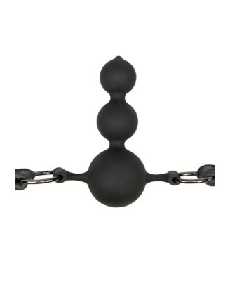 Knebel-Ball Gag With Silicone Beads