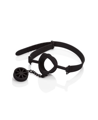 Scandal Silicone Stopper Gag Black