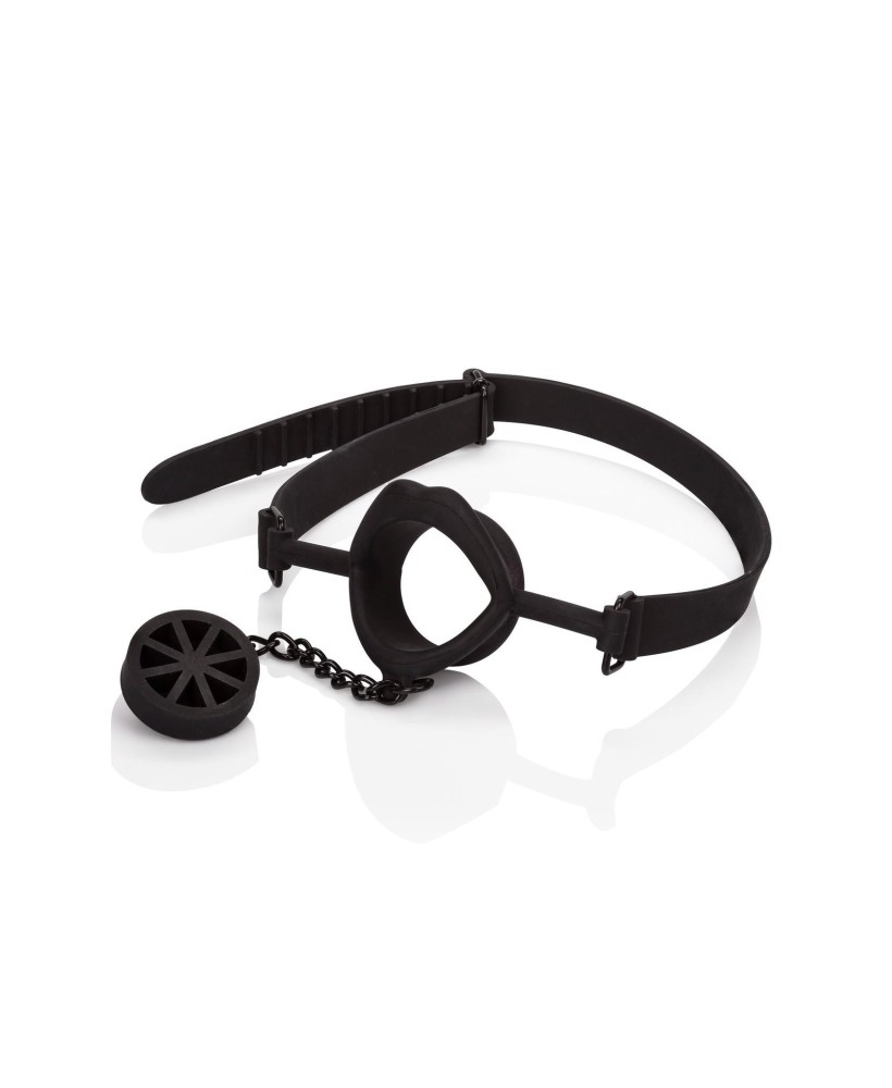 Scandal Silicone Stopper Gag Black