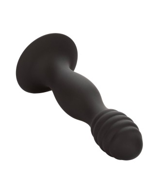 Ribbed Anal Stud Black