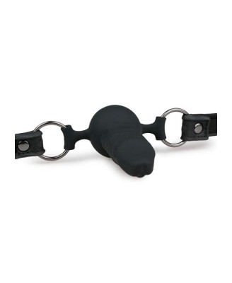 EasyToys - Knebel Kulka z wewnętrznym Dildo