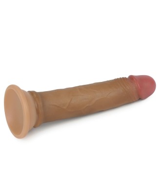 7'' Dual layered - Dwuwarstwowe Silikonowe Dildo - 18,3 cm