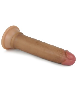 7'' Dual layered - Dwuwarstwowe Silikonowe Dildo - 18,3 cm