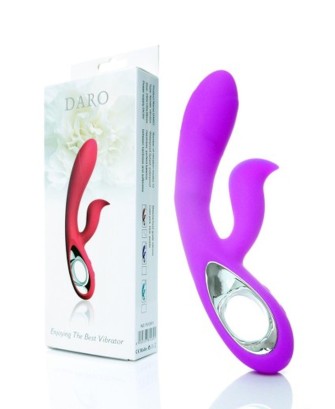 Wibrator-Daro,12 funkcji, USB Fioletowy