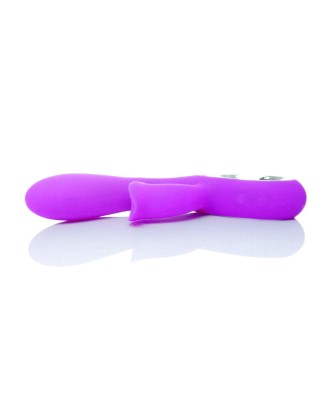 Wibrator-Daro,12 funkcji, USB Fioletowy