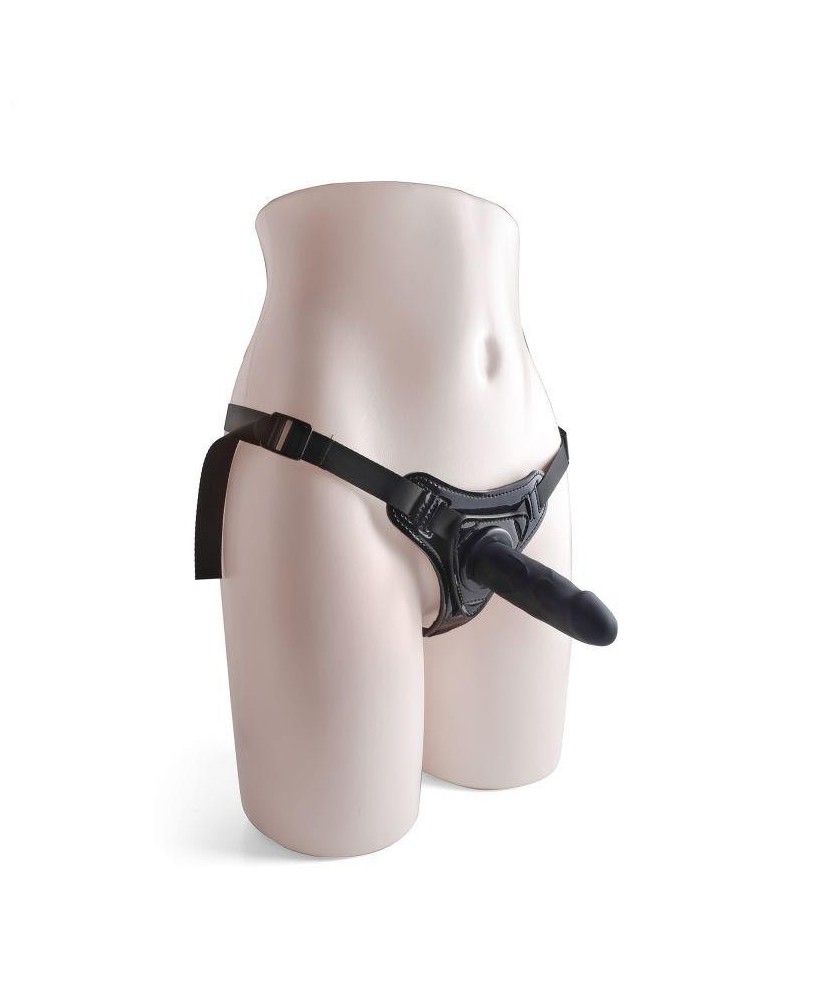 Toyz4Lovers Cintura strap-on con fallo - Czarny Zestaw StrapOn - Uprząż + Dildo