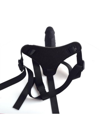 Toyz4Lovers Cintura strap-on con fallo - Czarny Zestaw StrapOn - Uprząż + Dildo