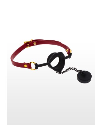 Kinky Gag with Plug Red