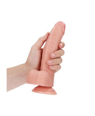 Curved Realistic Dildo  Balls  Suction Cup - 8""""/ 20,5 cm