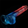 Dazzle Studs - Dildo z Jądrami i Przyssawką - 23cm