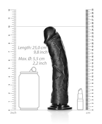 Curved Realistic Dildo with Suction Cup - 9""""/ 23 cm