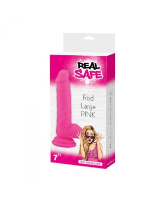 Dildo-Fallo realistico real safe rod large pink