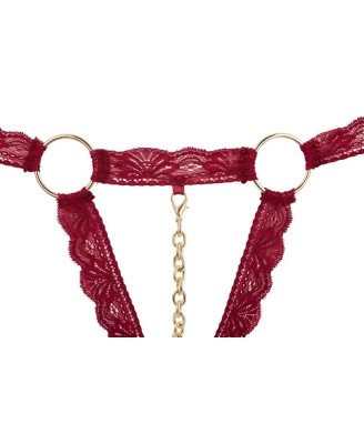 Bra Set open red M/L