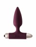 Vibrating Anal Plug Spice it up New Edition Glory Wine red