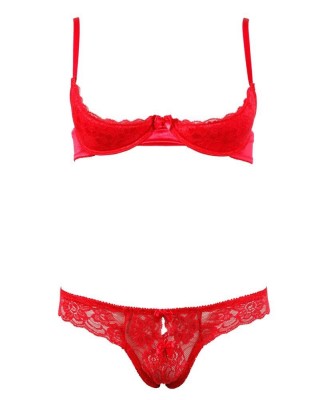 Half-cup Bra Set 85B/L