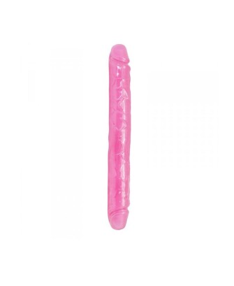Dildo-SOLID DOUBLE DONG. PREMIUM TPE MATERIAL.