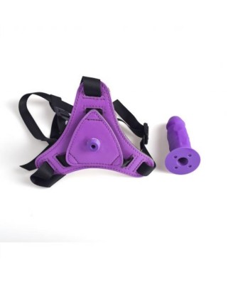 Strapon - Hot Stuff Purple -  Zestaw StrapOn