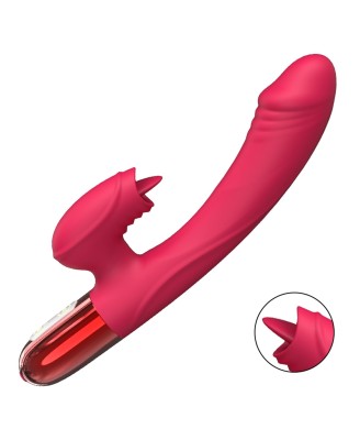 Wibrator-Silicone Vibrator USB, 10 vibration modes, Heating