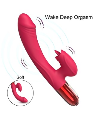 Wibrator-Silicone Vibrator USB, 10 vibration modes, Heating