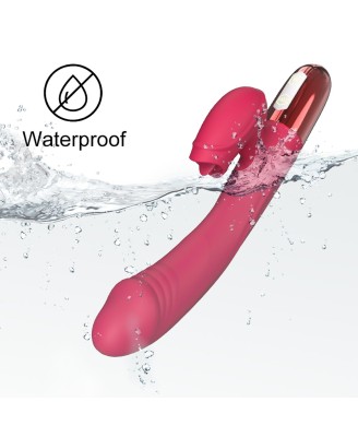 Wibrator-Silicone Vibrator USB, 10 vibration modes, Heating