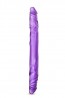 B YOURS 14INCH DOUBLE DILDO PURPLE