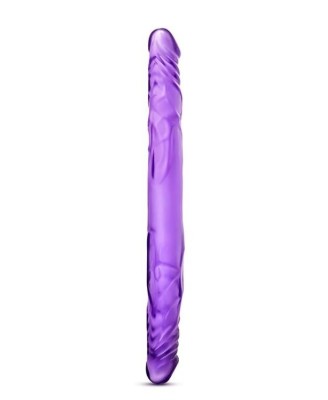 B YOURS 14INCH DOUBLE DILDO PURPLE