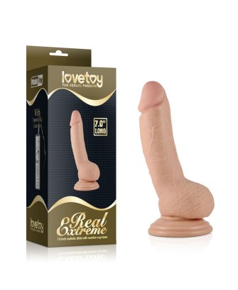 7"" Real Extreme Vibrating Dildo