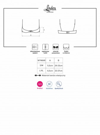 Bielizna-Lovica półbiustonosz  S/M