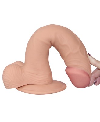 The Ultra Soft Dude - Dildo z Jądrami i Przyssawką - 23cm
