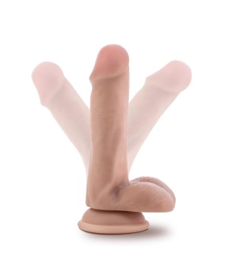 DR. SKIN PLUS  6 INCH POSABLE DILDO - Realistyczne Cieliste Dildo 12 cm