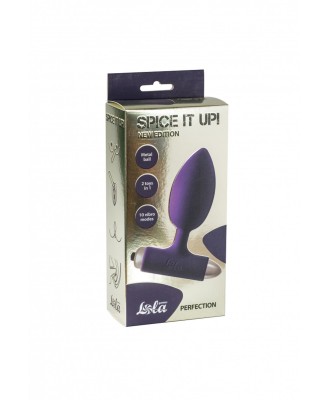 Vibrating Anal Plug Spice it up New Edition Perfection Ultraviolet