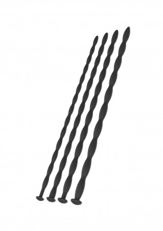 Penis Dilator Set Large 4 szt - Zestaw Dużych Stymulatorów Cewki Moczowej