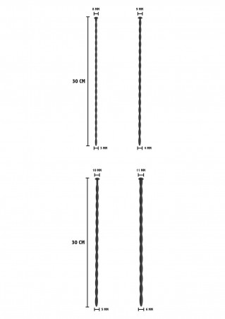 Penis Dilator Set Small 4 pcs
