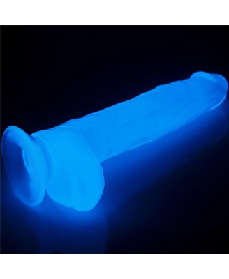 10'' Lumino Play Dildo - Niebieskie Dildo