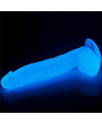 10'' Lumino Play Dildo - Niebieskie Dildo