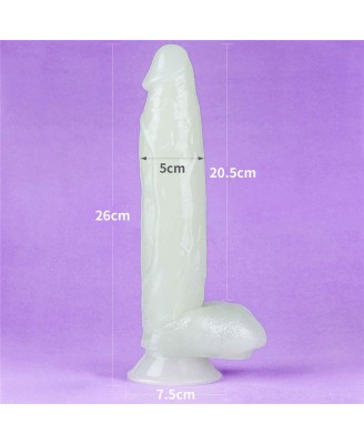 10'' Lumino Play Dildo - Niebieskie Dildo
