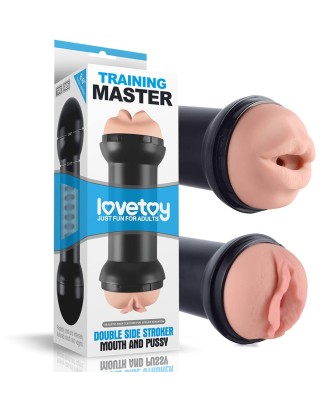 Training Master Double Side Stroker Mouth and Pussy