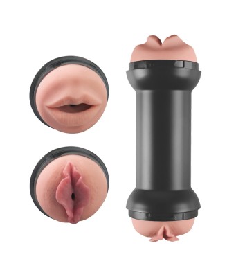 Training Master Double Side Stroker Mouth and Pussy