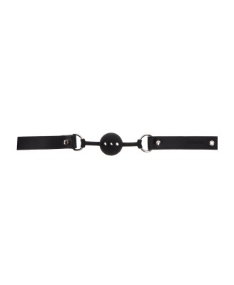 Taboom Silicone Ball Gag - Czarny Knebel Silikonowy