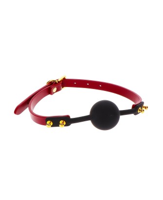 Silicone Ball Gag Red