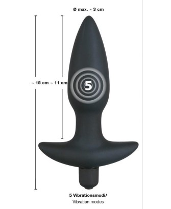 Black Velvet Vibr.Medium Plug