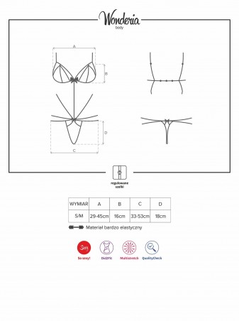 Bielizna-Wonderia body  S/M