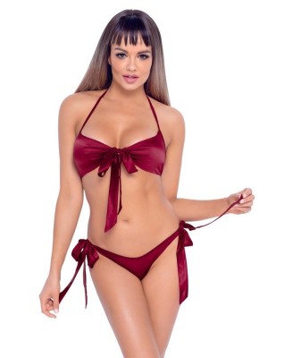 Bra and Briefs red L/XL